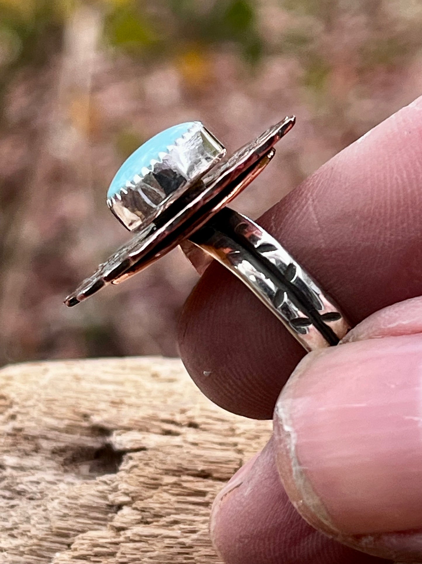 Copper “spinner” ring Sz-8.5