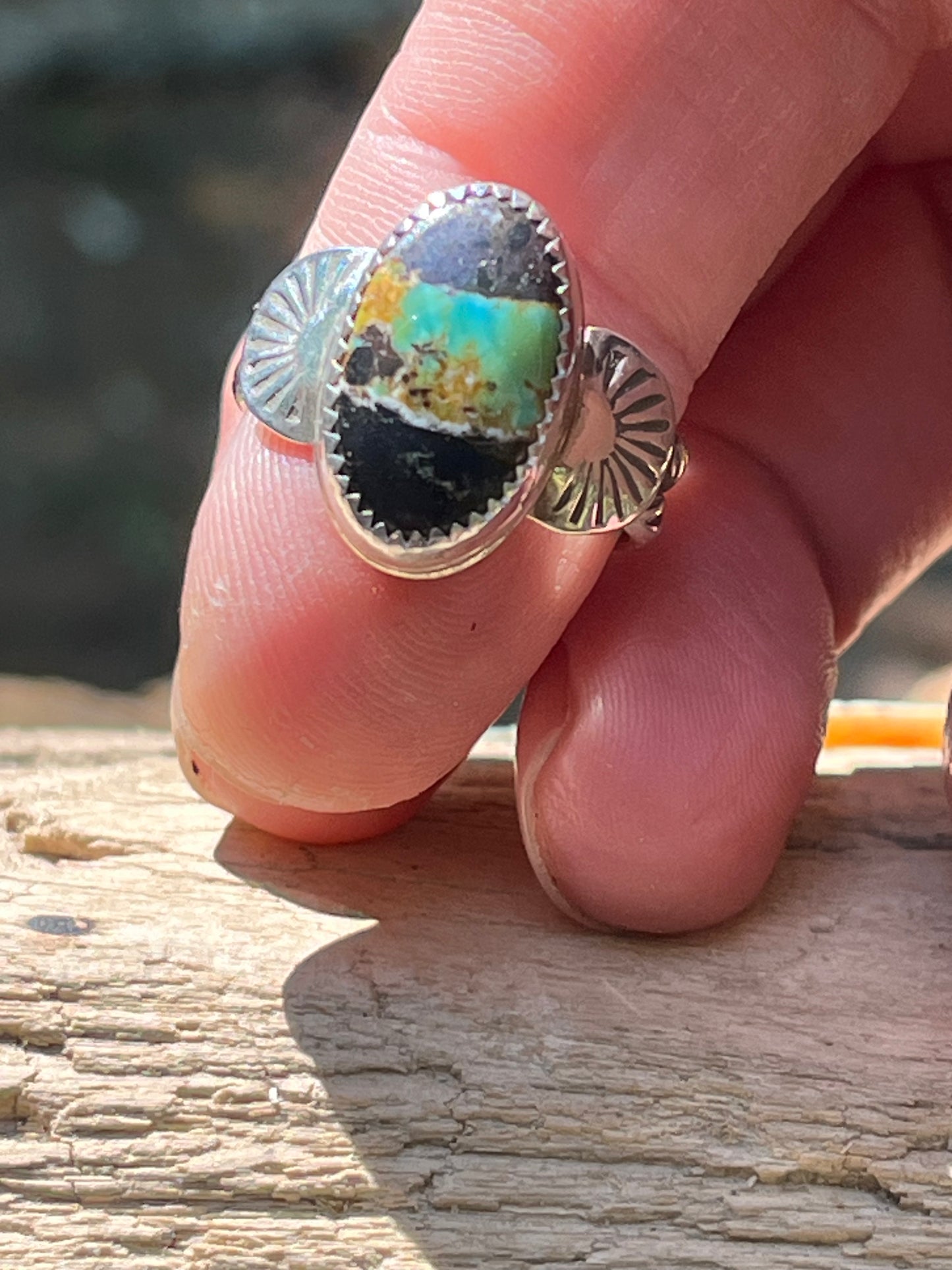 Blackjack Turquoise Ring-size 7