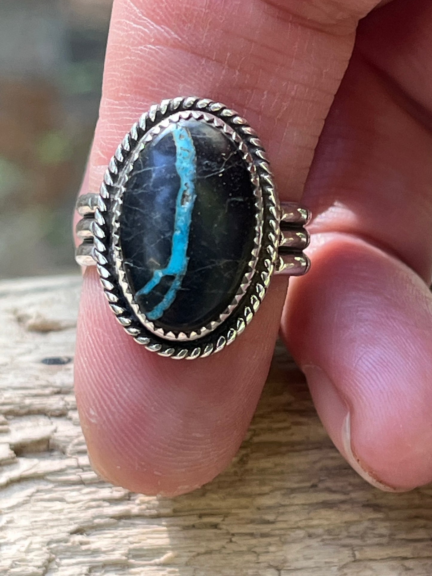 Viking Turquoise ring-size 8.5