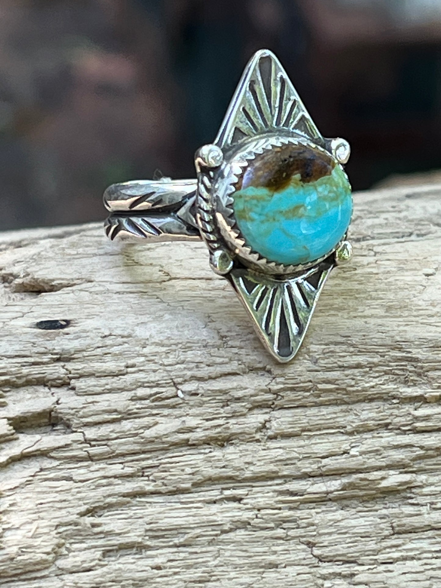Royston Turquoise “the seeker” ring-size 8
