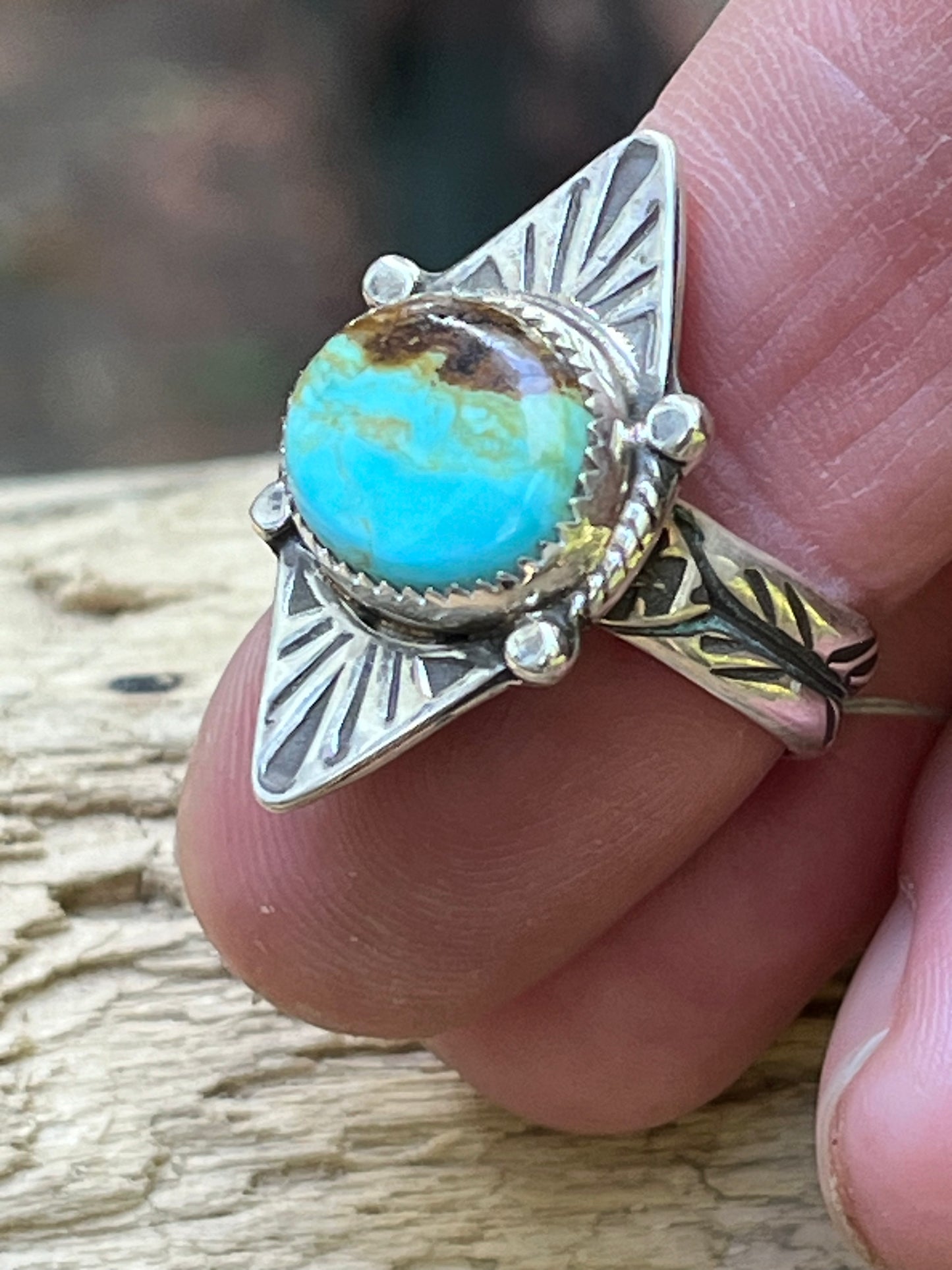 Royston Turquoise “the seeker” ring-size 8