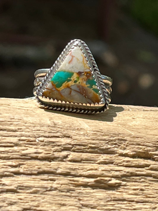 Pilot Mountain Turquoise ring-size 8