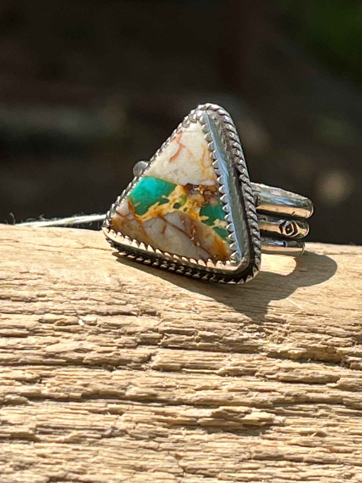 Pilot Mountain Turquoise ring-size 8
