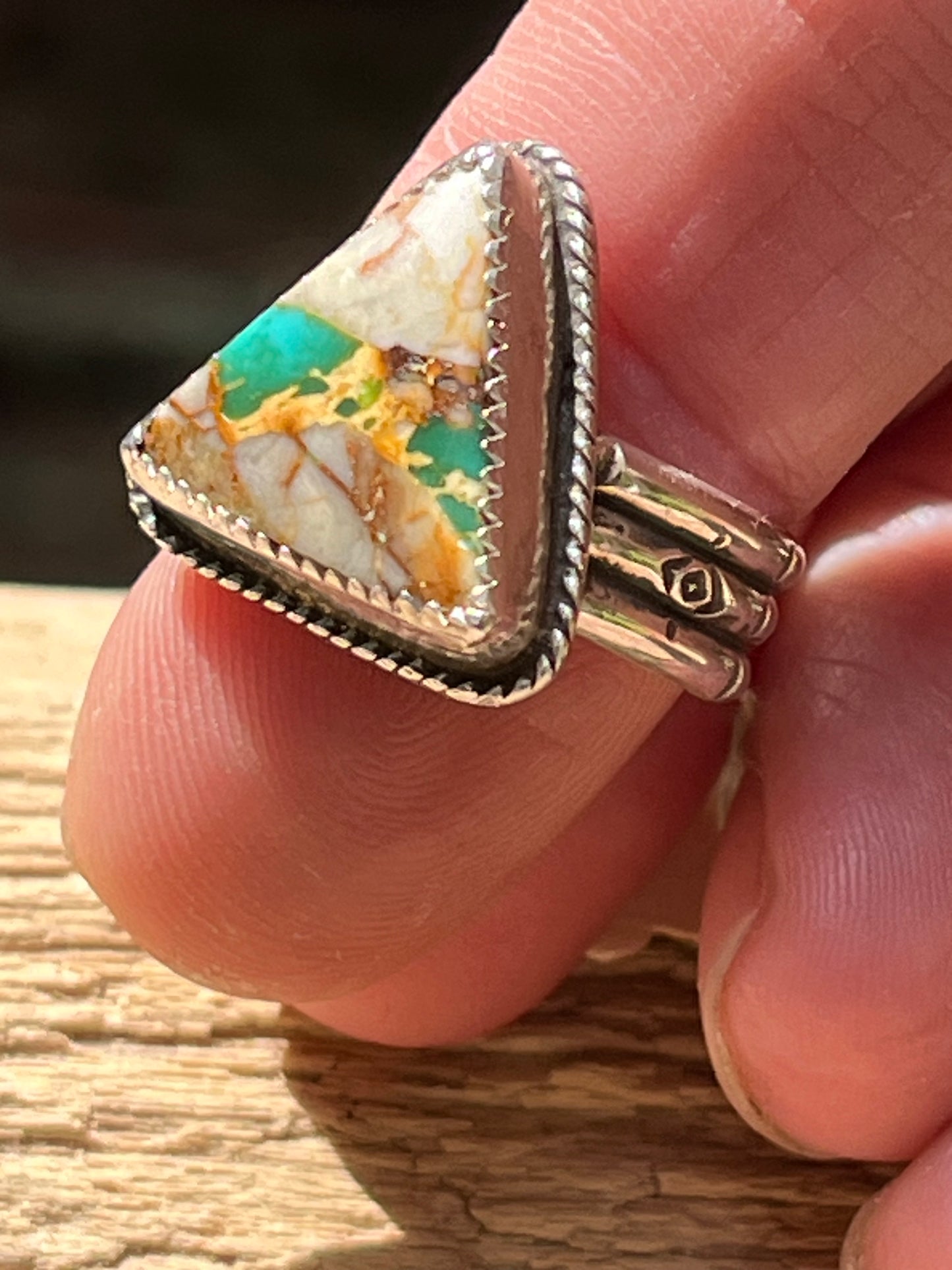 Pilot Mountain Turquoise ring-size 8