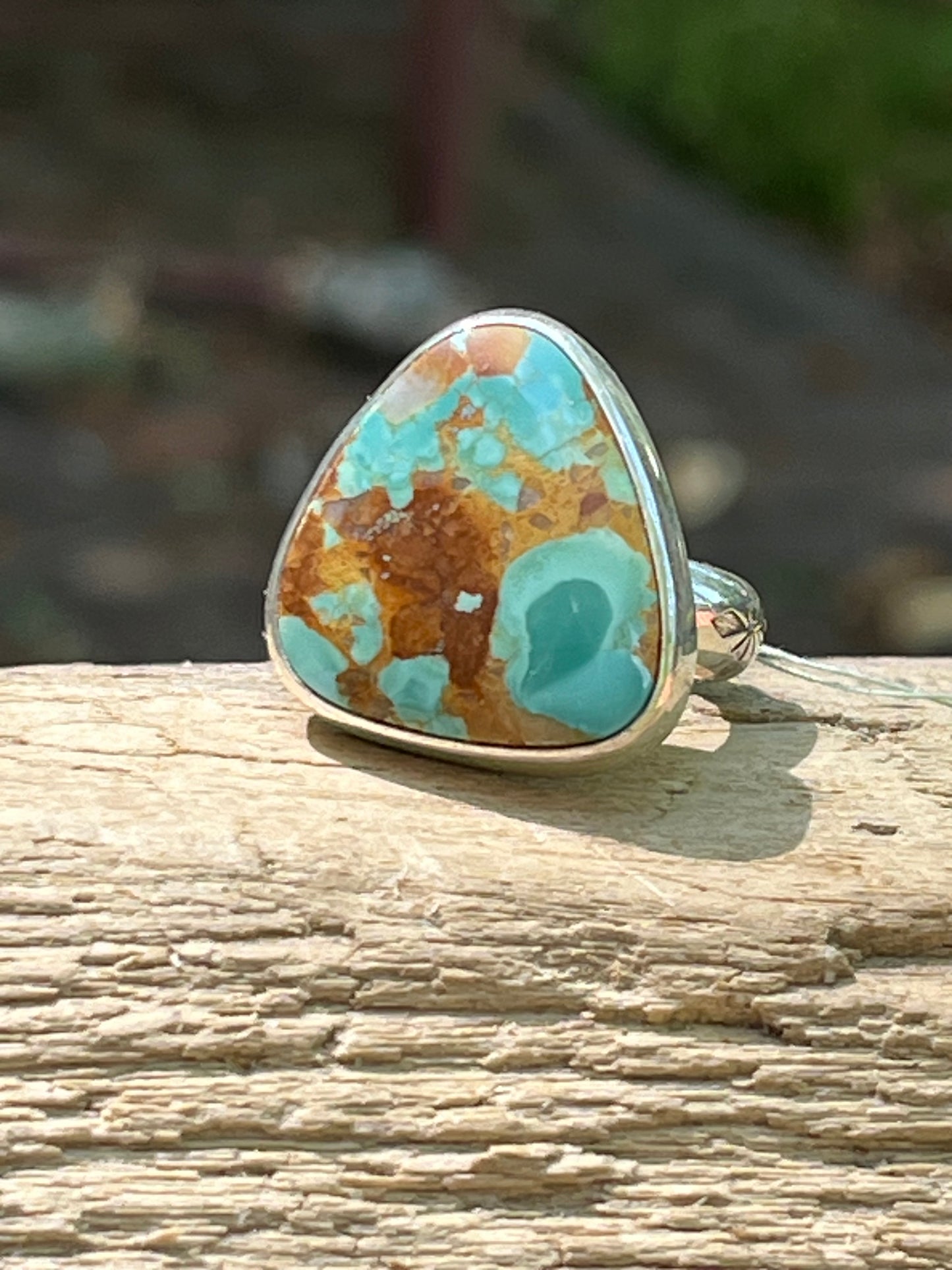 Pilot Mountain Turquoise ring-size 8