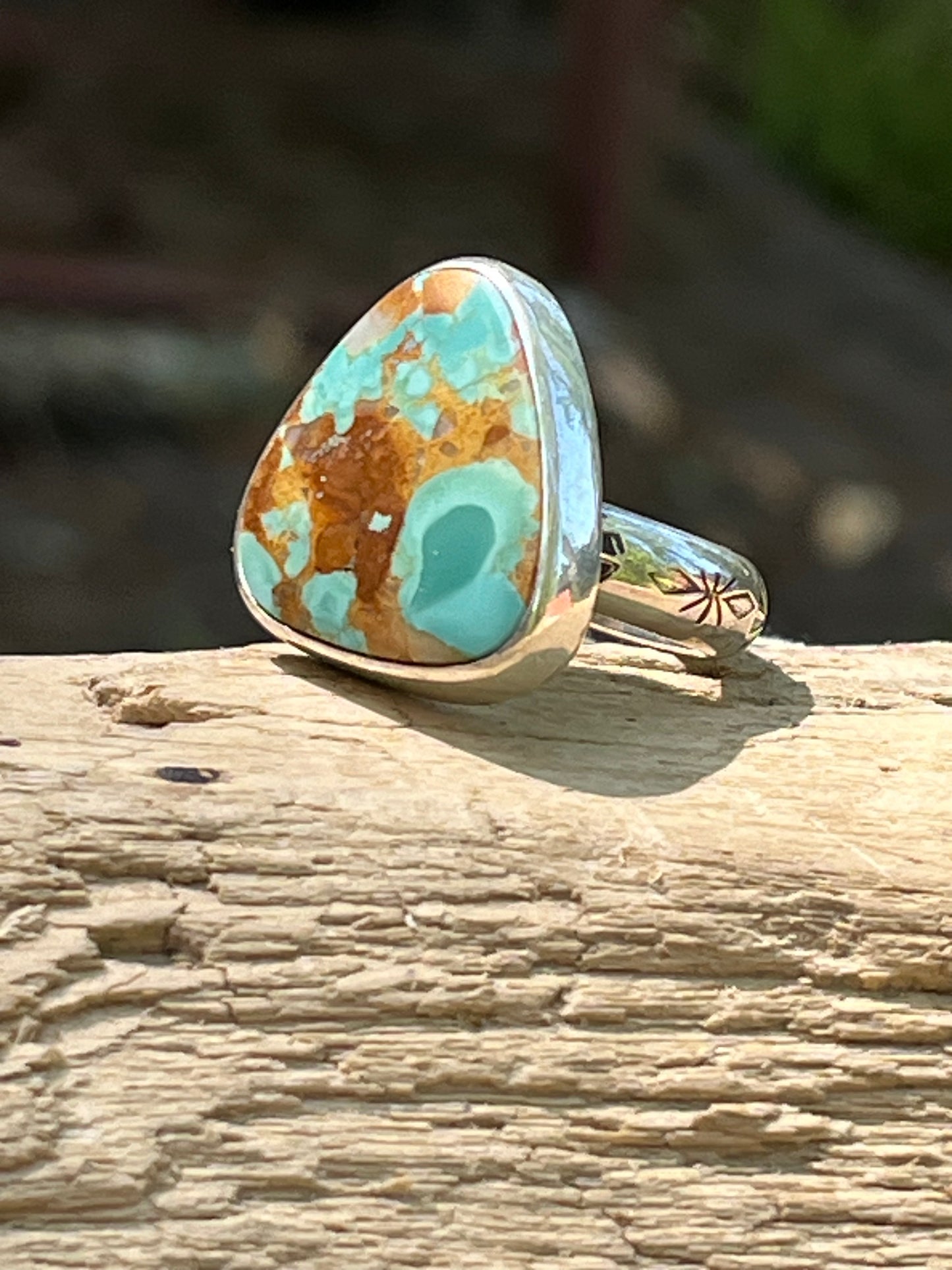 Pilot Mountain Turquoise ring-size 8