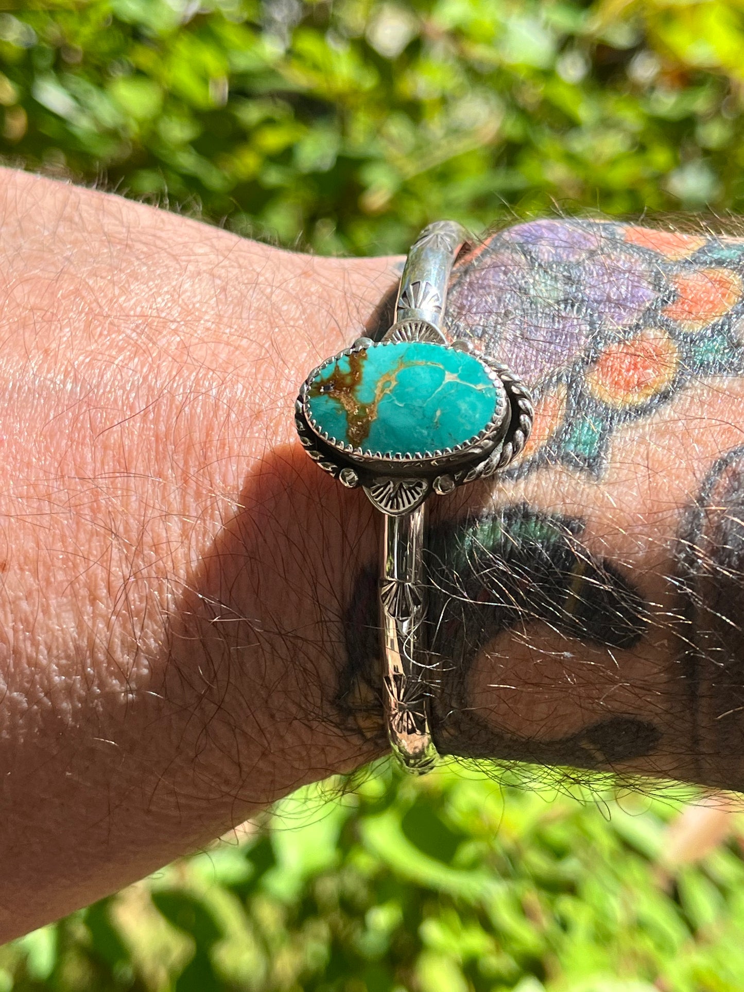 Royston Turquoise cuff bracelet