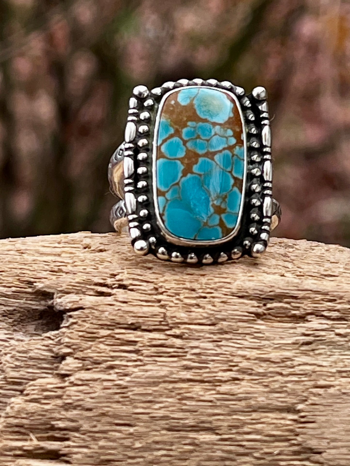 Supernova Turquoise ring Sz-7