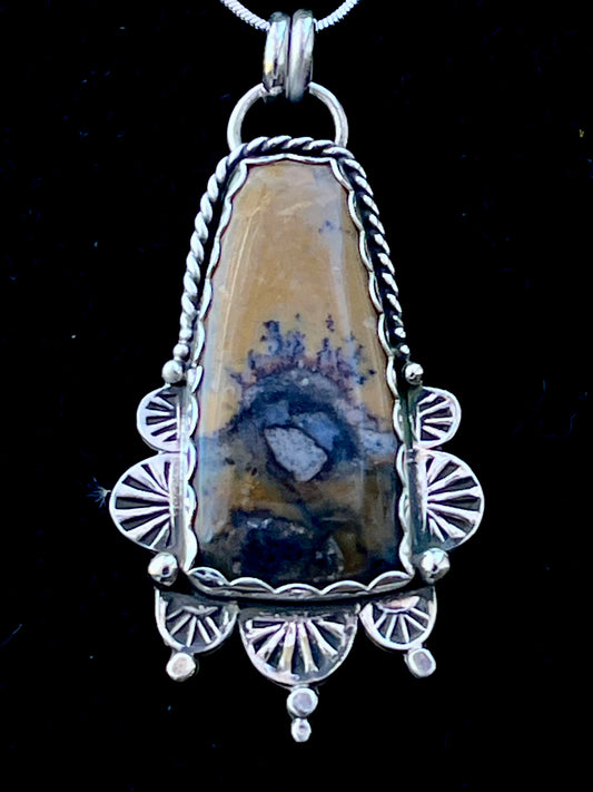 Handcrafted Amethyst Sage Dendritic Agate