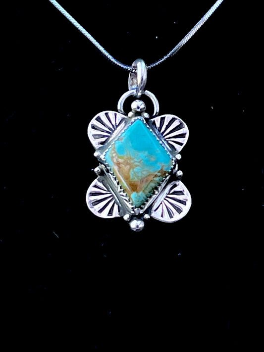 Tyrone Turquoise Pendant