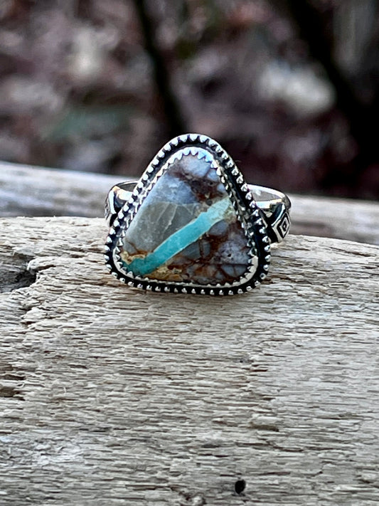 Pilot Mountain Turquoise ring Sz-9
