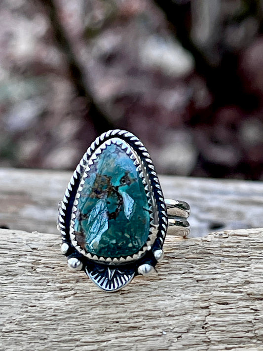 Pilot Mountain Turquoise ring Sz-7