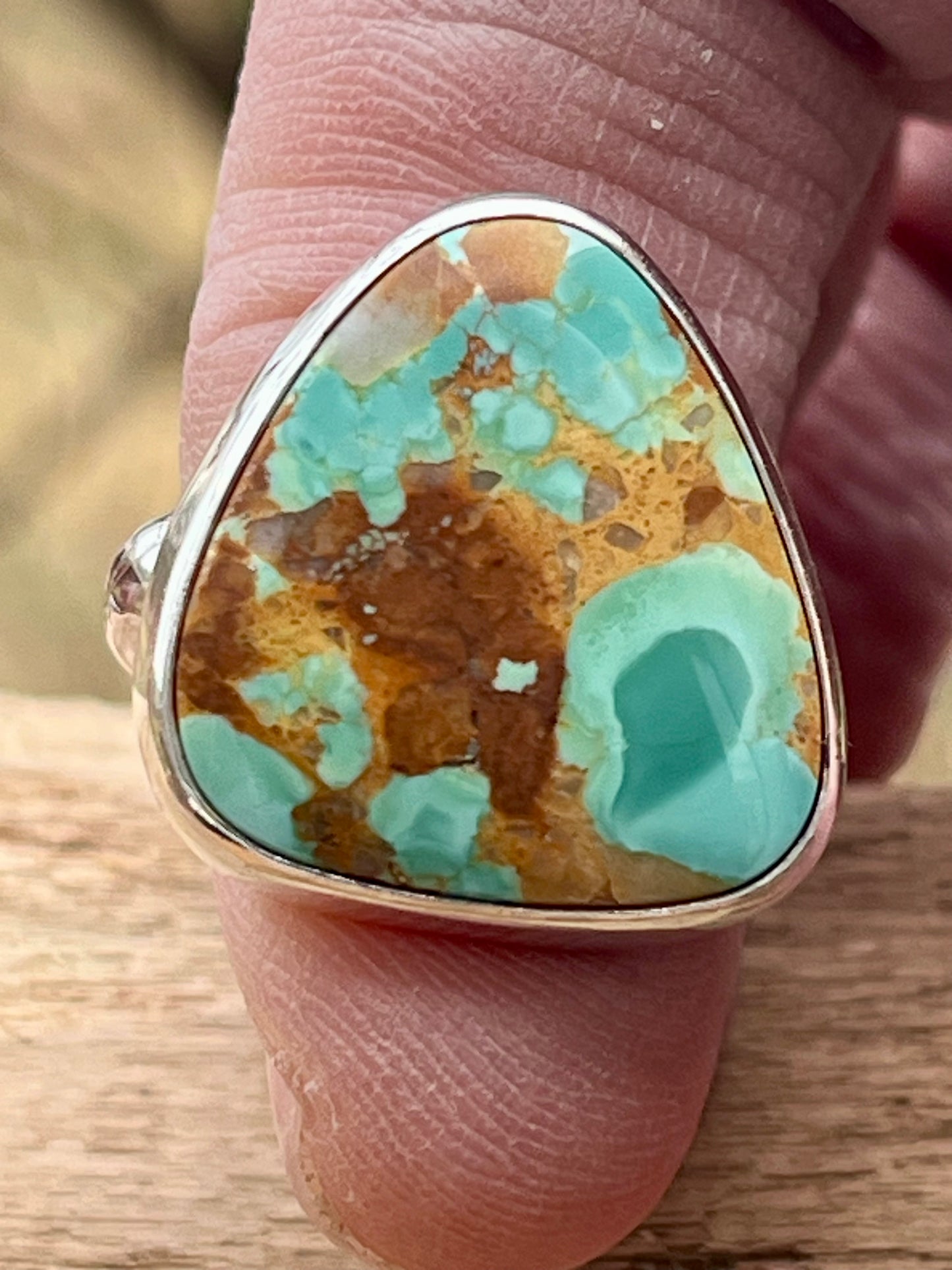 Pilot Mountain Turquoise ring-size 8