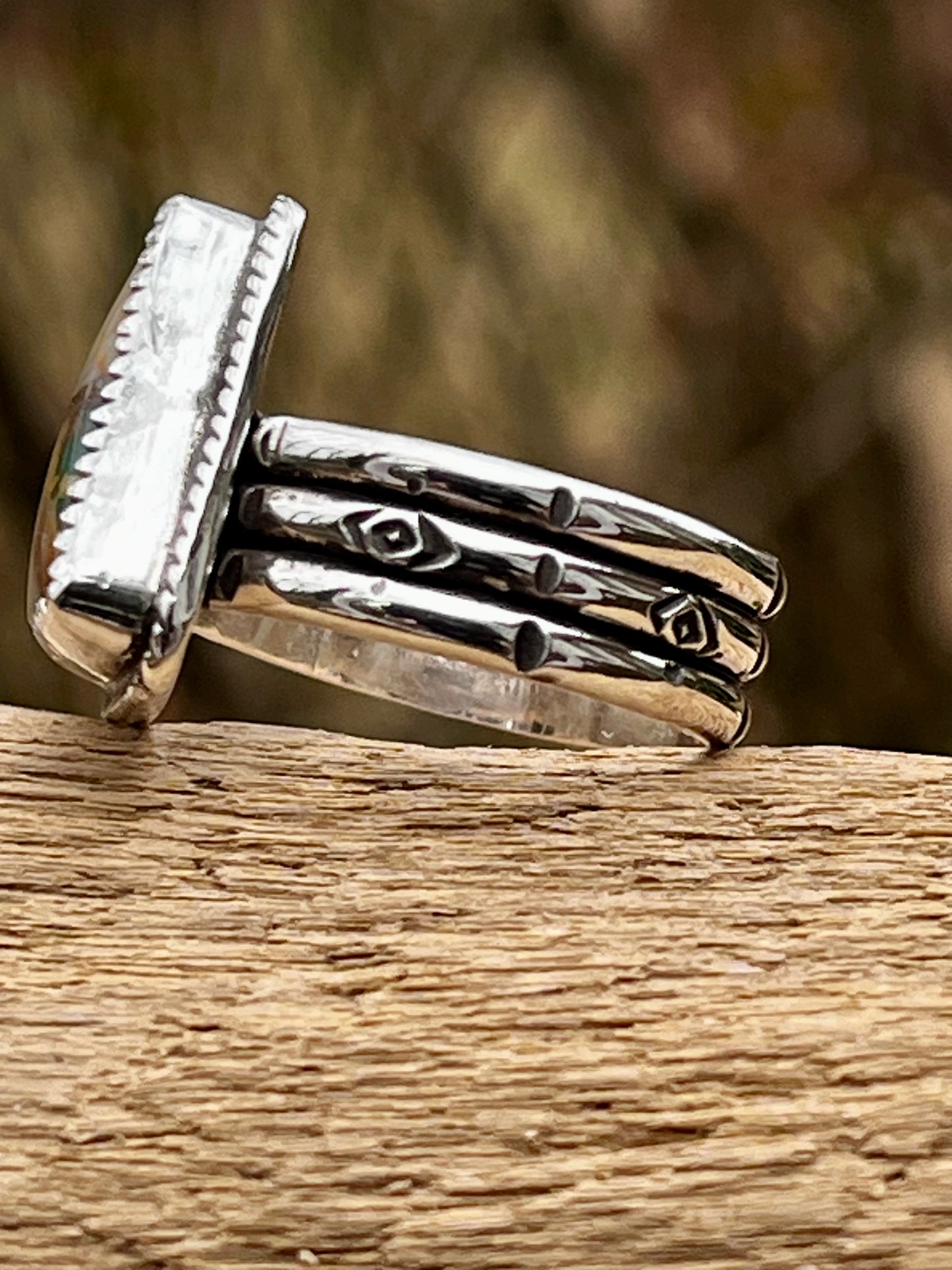 Pilot Mountain Turquoise ring-size 8