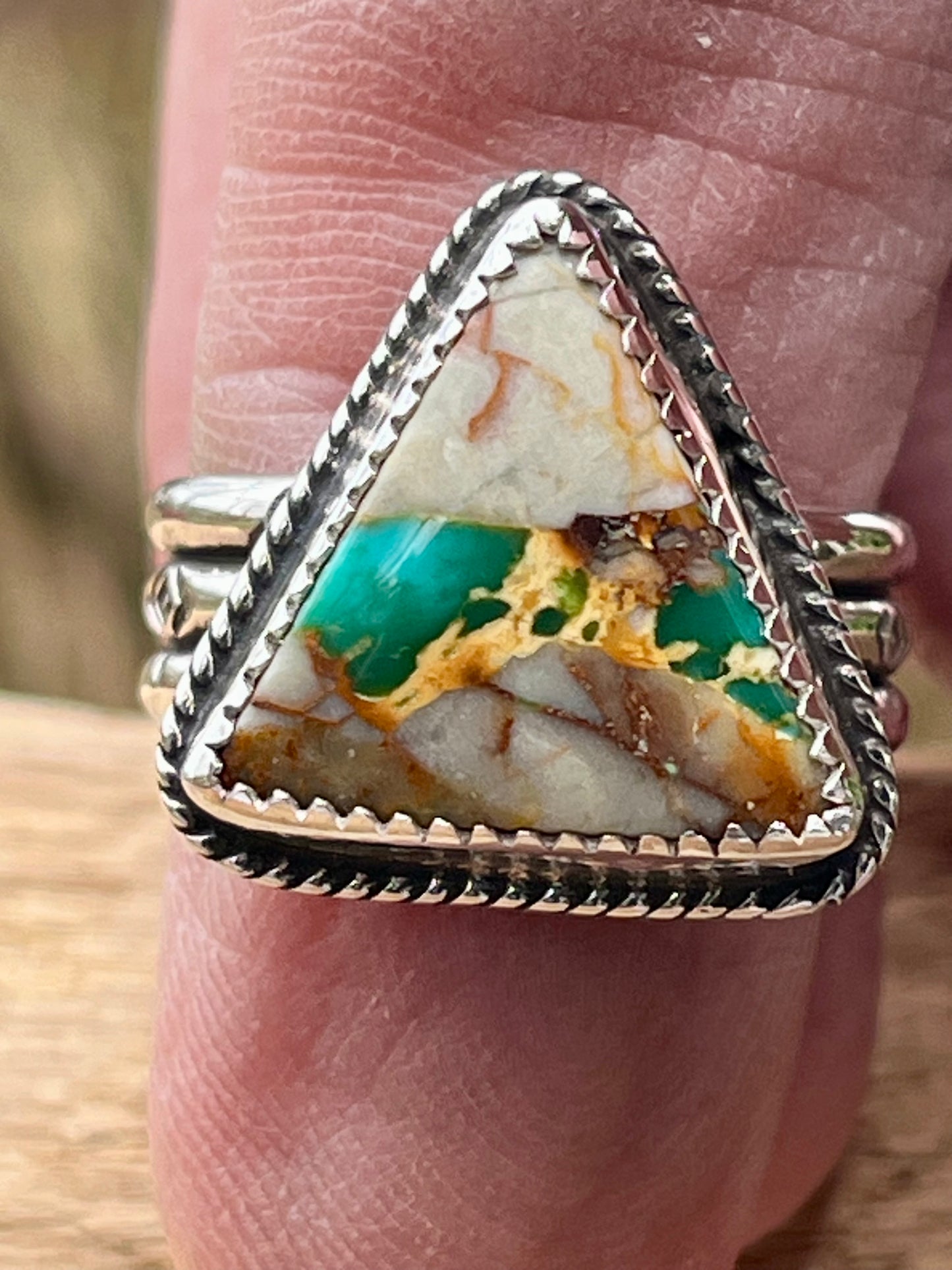 Pilot Mountain Turquoise ring-size 8