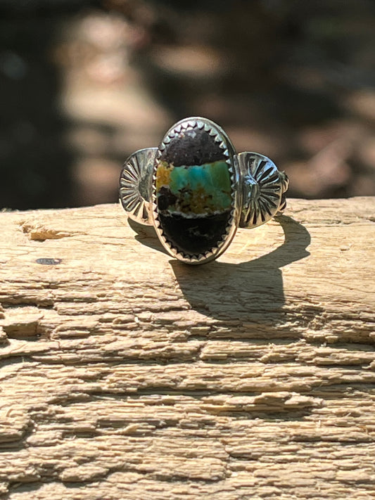 Blackjack Turquoise Ring-size 7