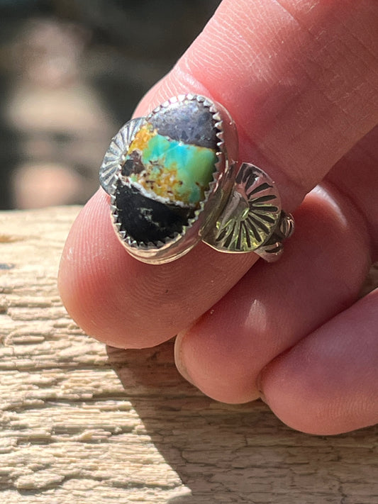 Blackjack Turquoise Ring-size 7