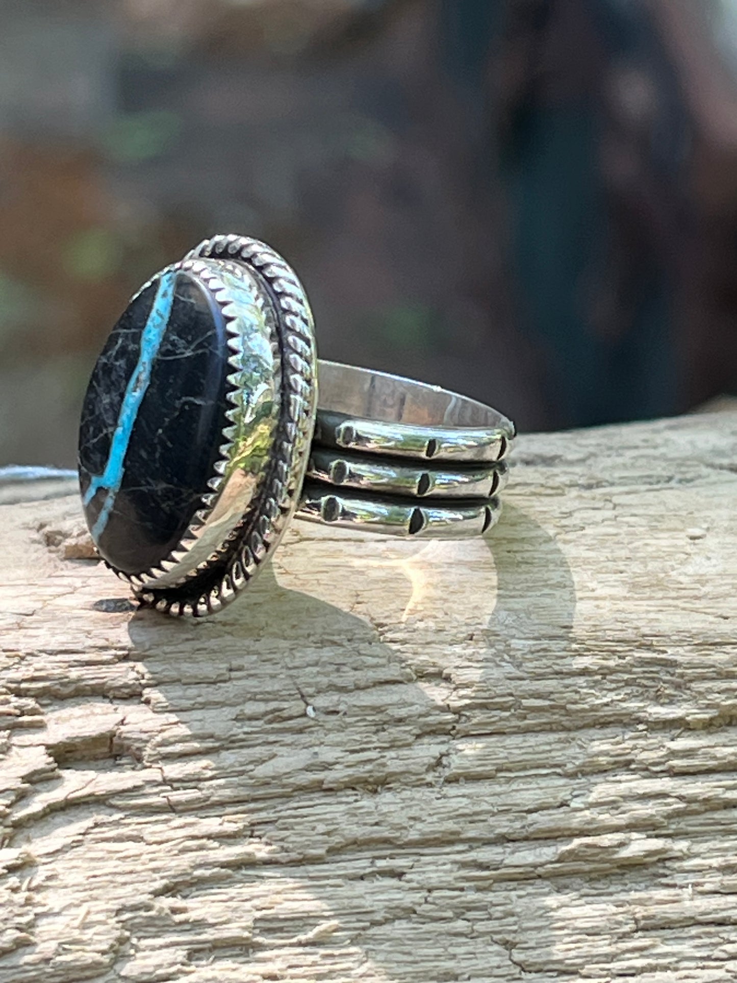 Viking Turquoise ring-size 8.5