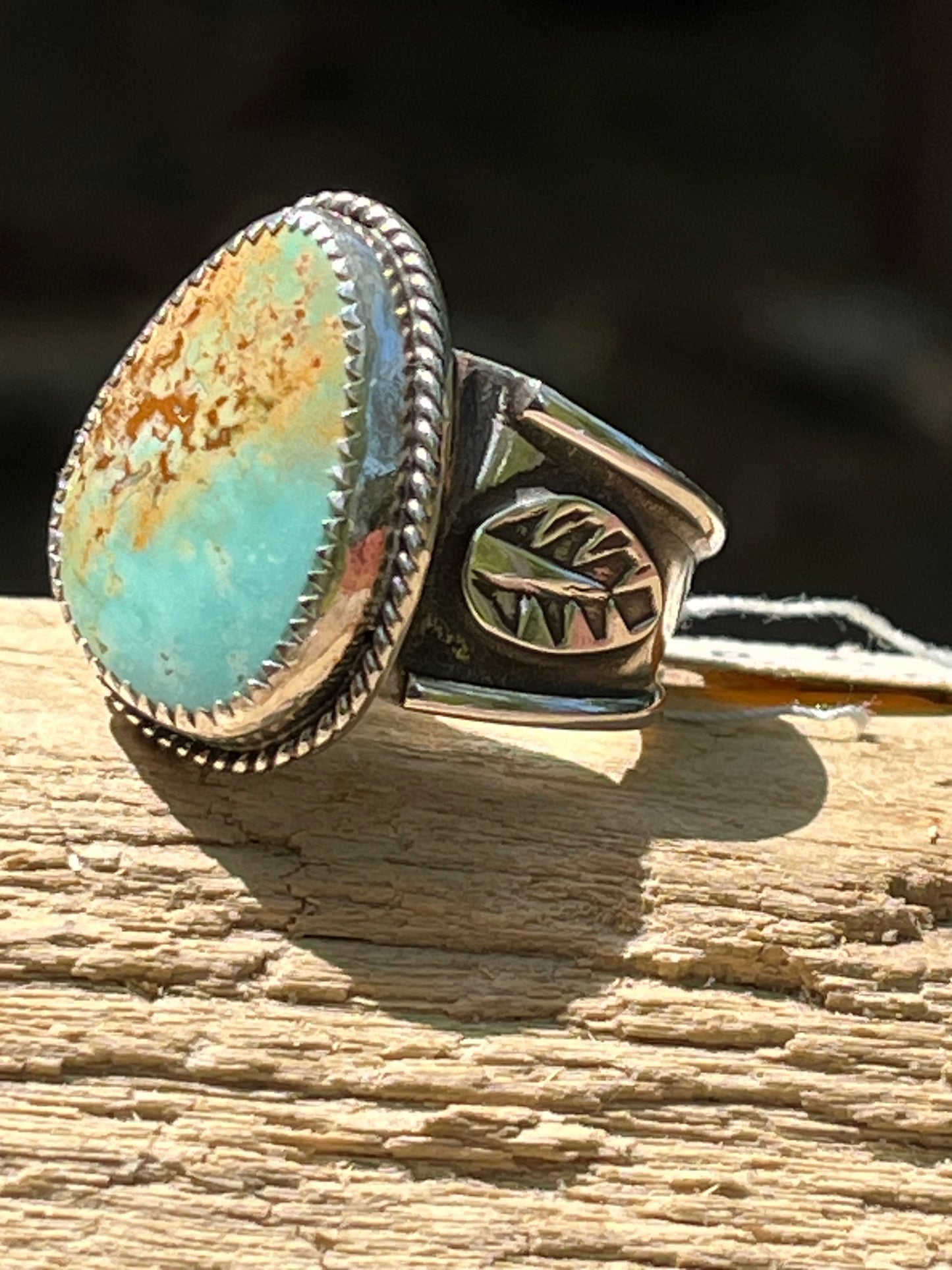 Brannon Blue Turquoise ring-size 8