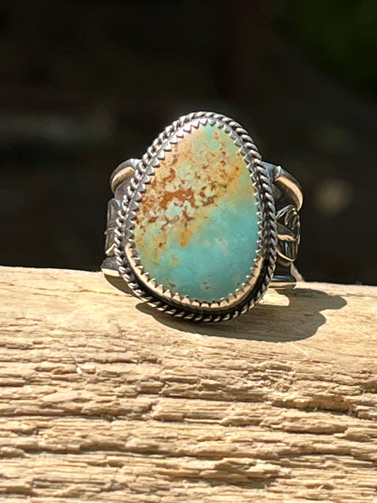 Brannon Blue Turquoise ring-size 8