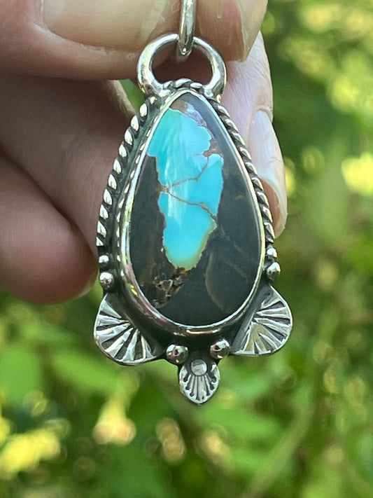 Brannon Blue turquoise “statement”pendant