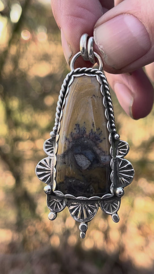 Handcrafted Amethyst Sage Dendritic Agate