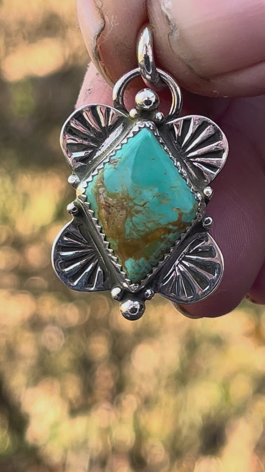 Tyrone Turquoise Pendant
